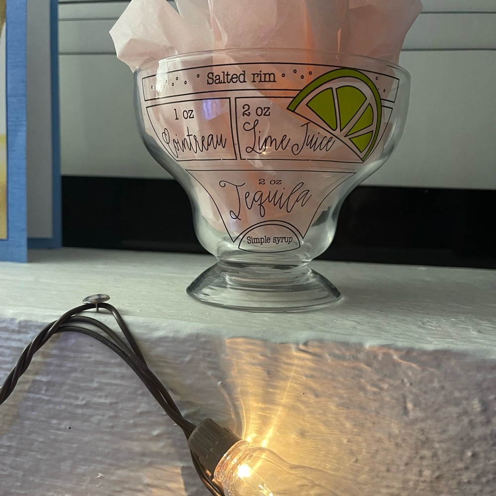 NWOT Margarita recipe glass ✨ - Picture 2 of 3